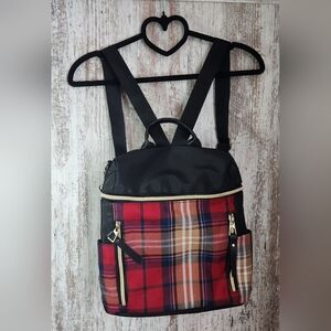 MKF Collection Nishi Plaid Backpack Waterproof Laptop Backpack for Travel & Day